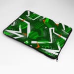 Laptop Sleeves - Vector Pattern With Green Background 04