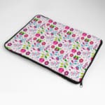 Laptop Sleeve - Floral Pattern With White Background 04