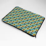 Laptop Sleeve - Geometric Pattern With Blue Background 04