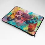 Laptop Sleeve - Multi Colors Gaming Joystick Design 4