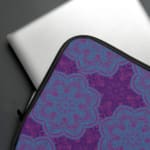 Laptop Sleeves - Vector Texture Pattern With Purple Background 05