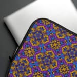 Laptop Sleeves - Vector Texture Pattern With Purple Background 05