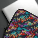 Laptop Sleeves - Vector Pattern With Dark Color Background 05