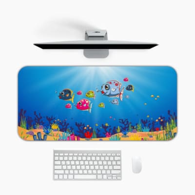 Infid Underwater Adventure Desk Pad - Dive into Fun and Learning 1