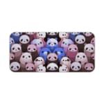 Infidu Bring Panda Playfulness Desk Mat with anime-style pandas, designed by our digital artists. Perfect for adding fun to your desk setup. Desk Pad kept on a plain white background