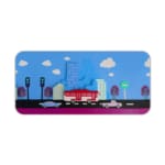 City Traffic Desk Pad: Fun Adventures Await With Blue And Red Colors 2