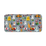 Teddy Bear Design With Yellow And Multi Colors Desk Pad 2