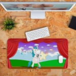 Infidu Bring The Beauty Of Unicorn To Your Desk Pad with Keyboard and Mouse