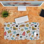 Line Art Desk Pad with Pencil Drawings -Creative and Functional 5