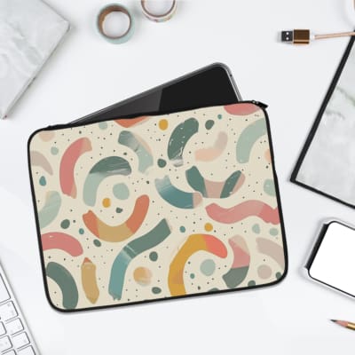 Laptop Sleeves - Paint Pattern Vector Design 1